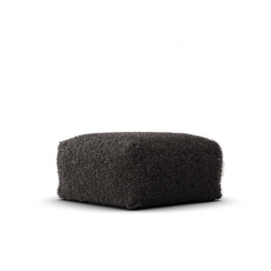 Laui Lounge™ - Doodle Square Pouf Dark Grey